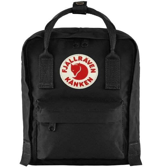 Fjallraven Mini Kanken Backpack - Black , One Size - Picture 1 of 1